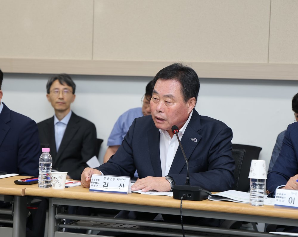 김산 무안군수, 전남광주통합특별시 민형배 당선인에게 “주청사 무안 확정” 강력 건의