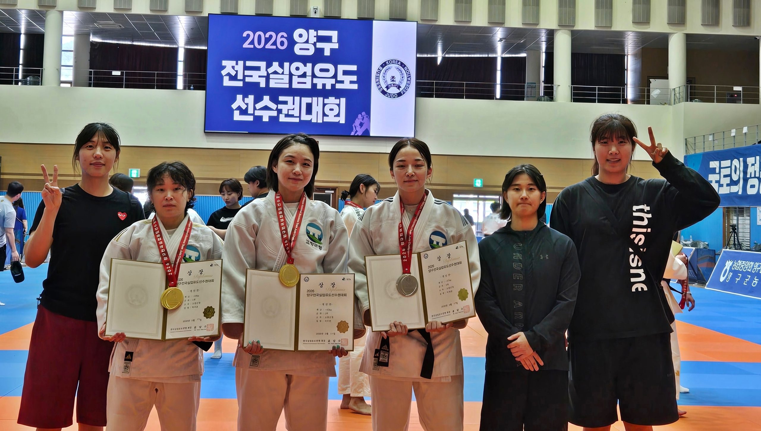 고창군청 여자유도부, 전국 대회 선전 1번째 이미지
