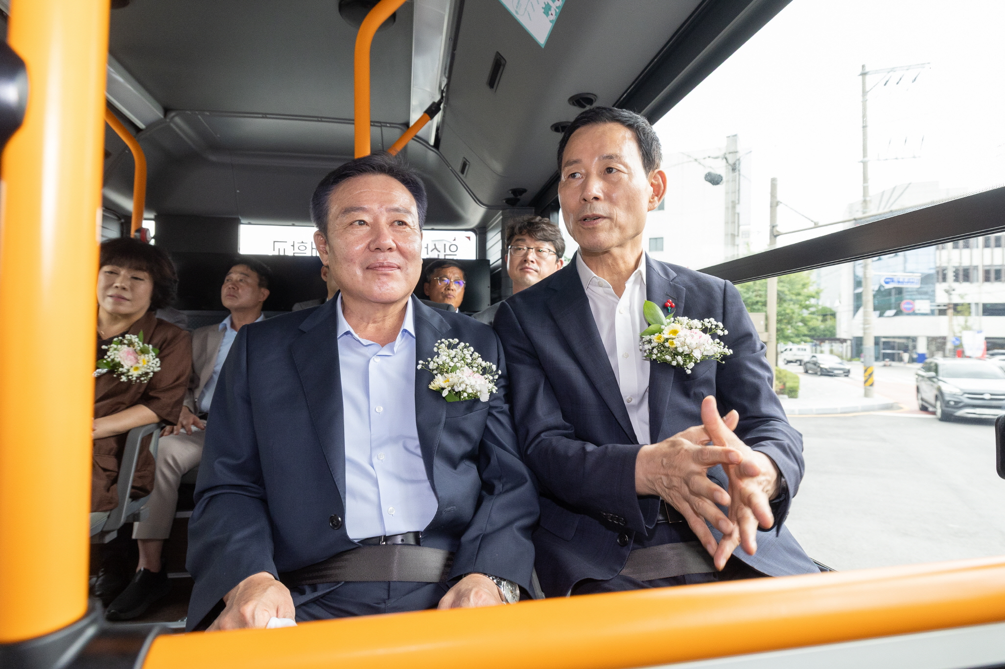 1_익산시, 자율주행 마룡e버스 본격 운행 (3)