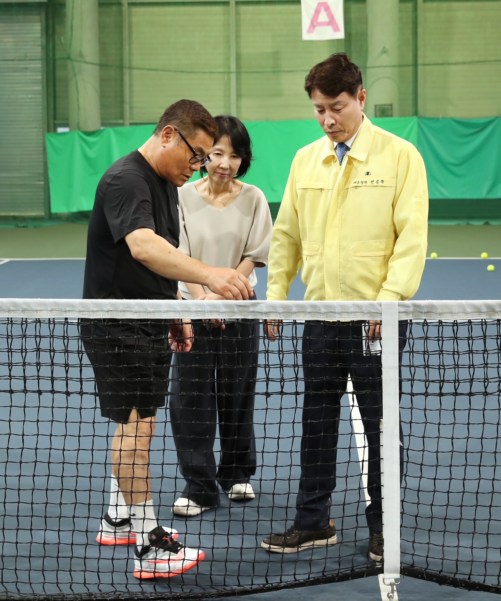 전문학 서구청장, 오량실내테니스장 시설 개선 현장 점검