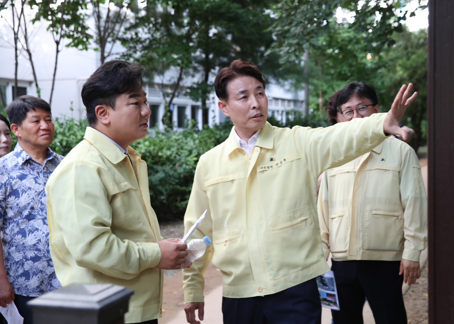 전문학 서구청장, 도안무장애나눔길 현장 점검