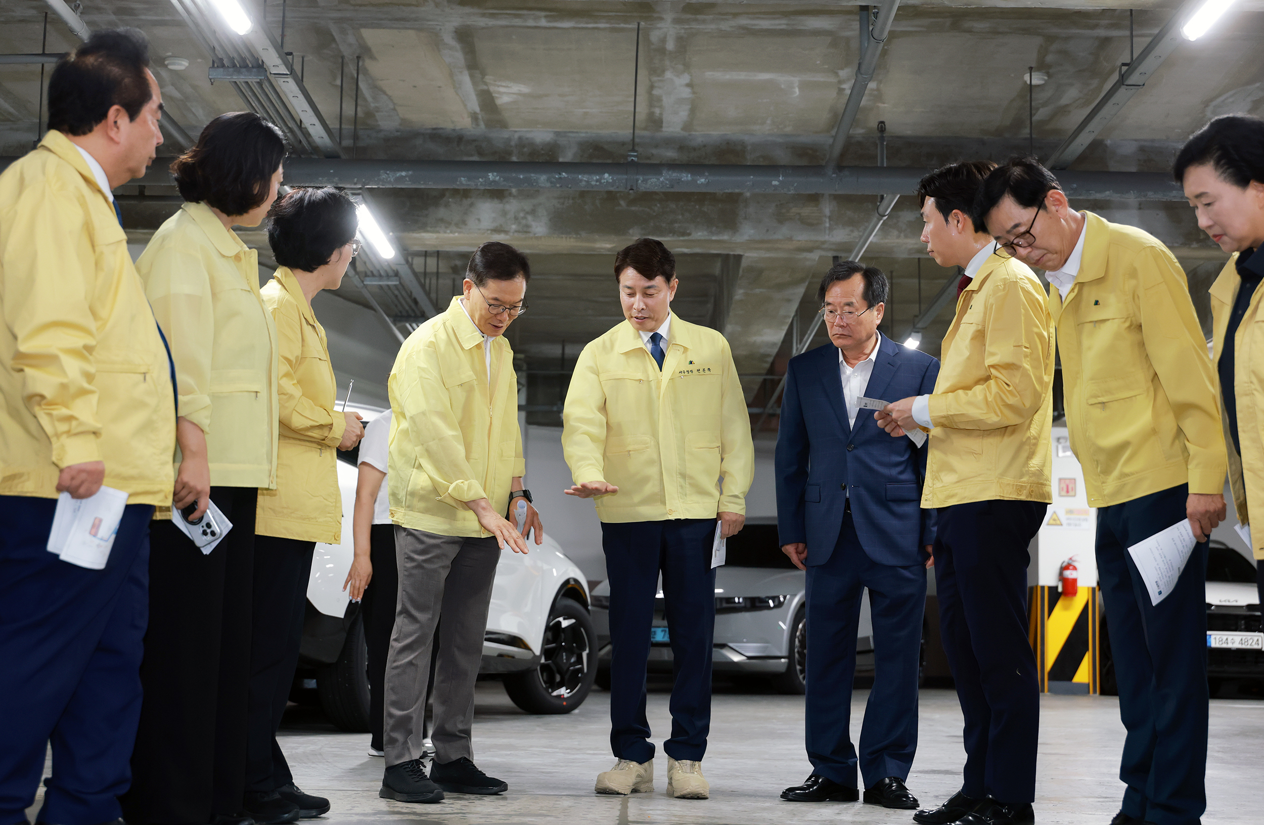 전문학 서구청장, 갈마2동 공영주차장 현장 점검