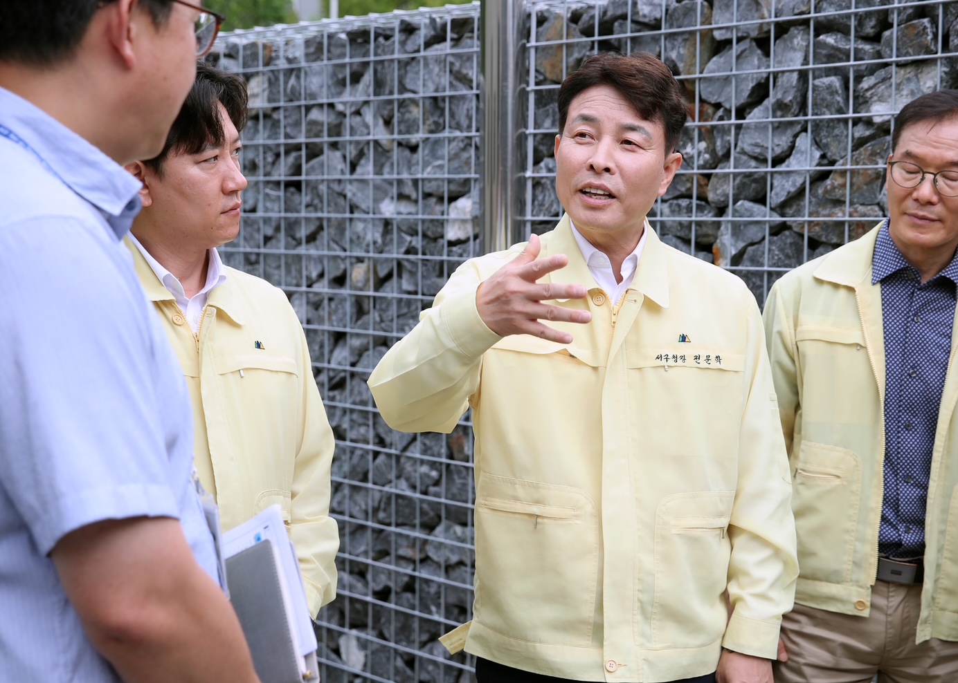 전문학 서구청장, 여름철 재난 대비 탄방지하차도 현장 점검