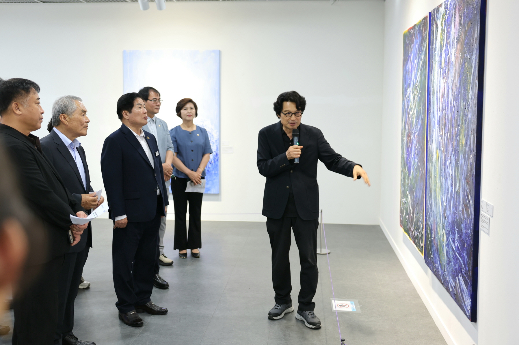 고흥군, 송필용 화백 초대전 고향에서 성황리 막 올려