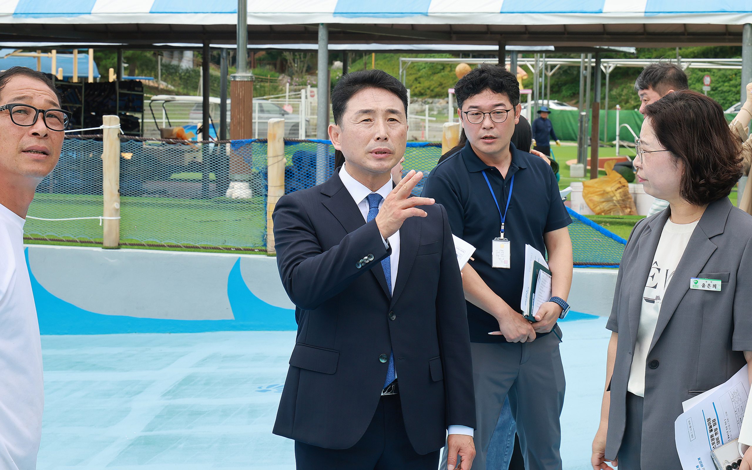 “더 쾌적하고 안전하게”…함평군, 엑스포공원 물놀이장 개장 전 안전점검 실시