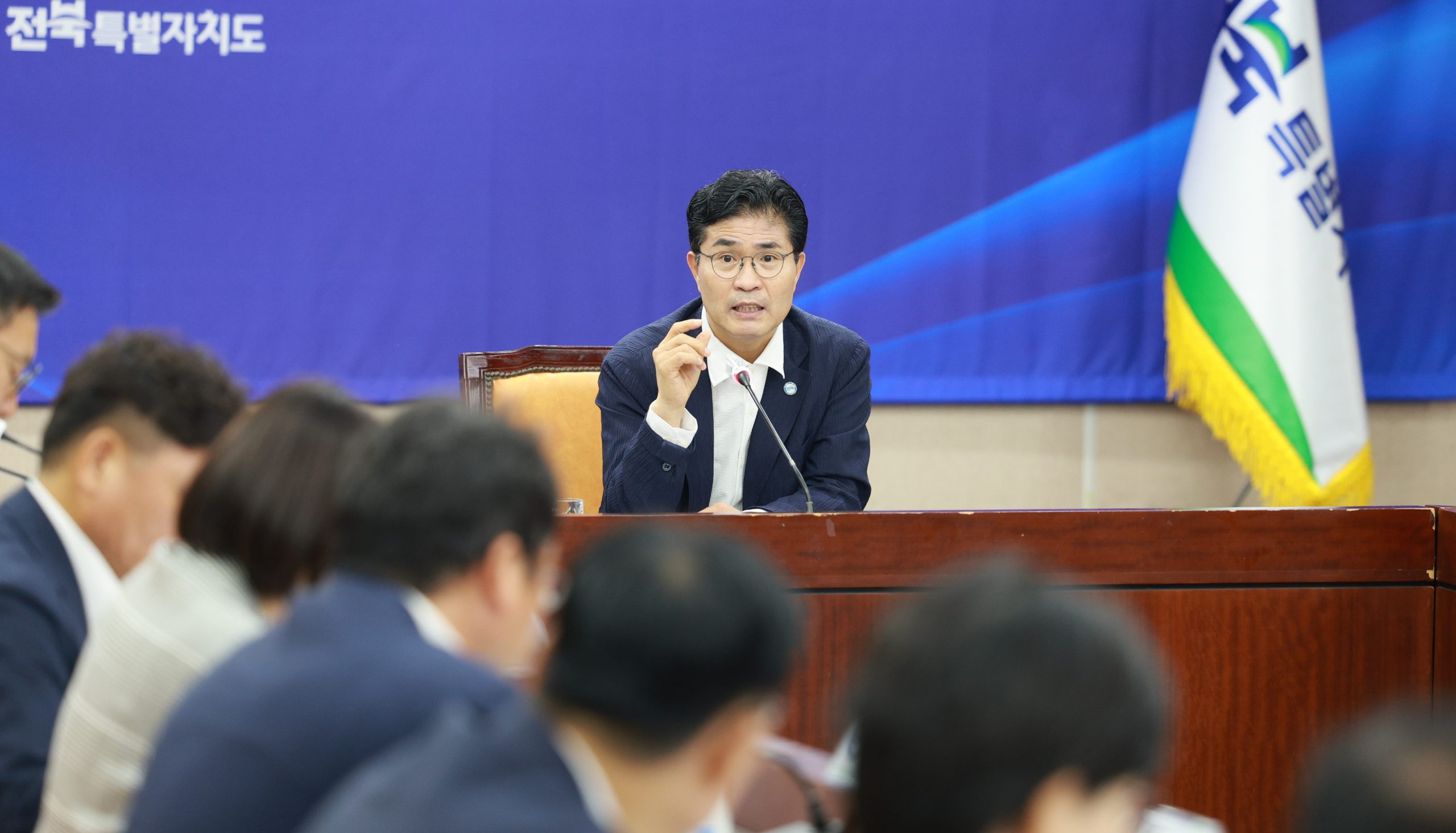전북자치도, 간부회의 생중계 첫 시범운영…도정 현안 집중 점검 이미지(3)