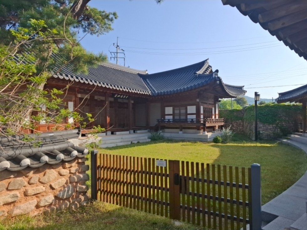 사의재 한옥스테이 모습.