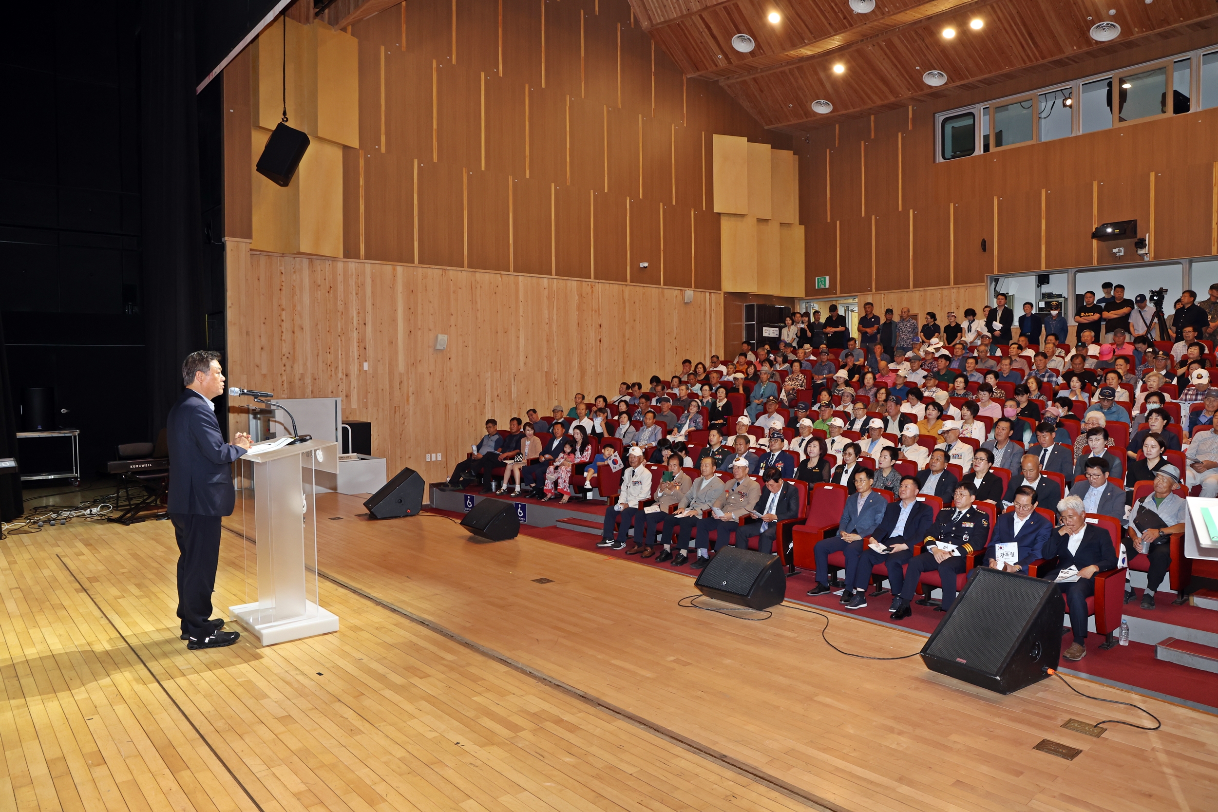 순국선열 희생 기억하고 보훈 다짐…정읍시 광복절 경축식 (4)