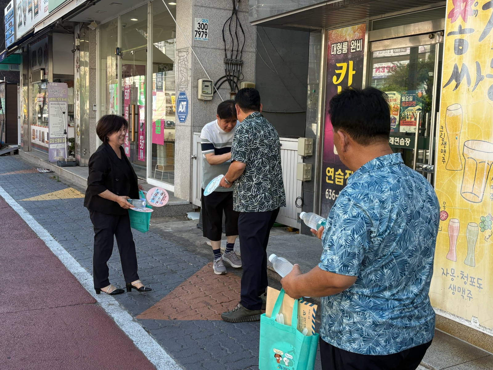 대전 대덕구 비래동 자생단체장협의회, 폭염 예방 캠페인 실시