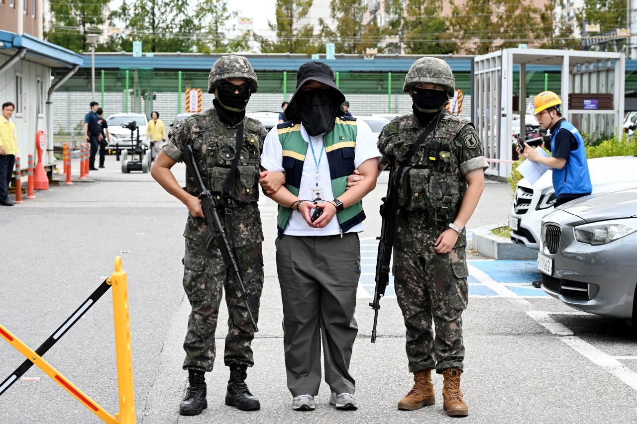 대전 중구, 서대전역 대테러 및 화재 대응 훈련 실시