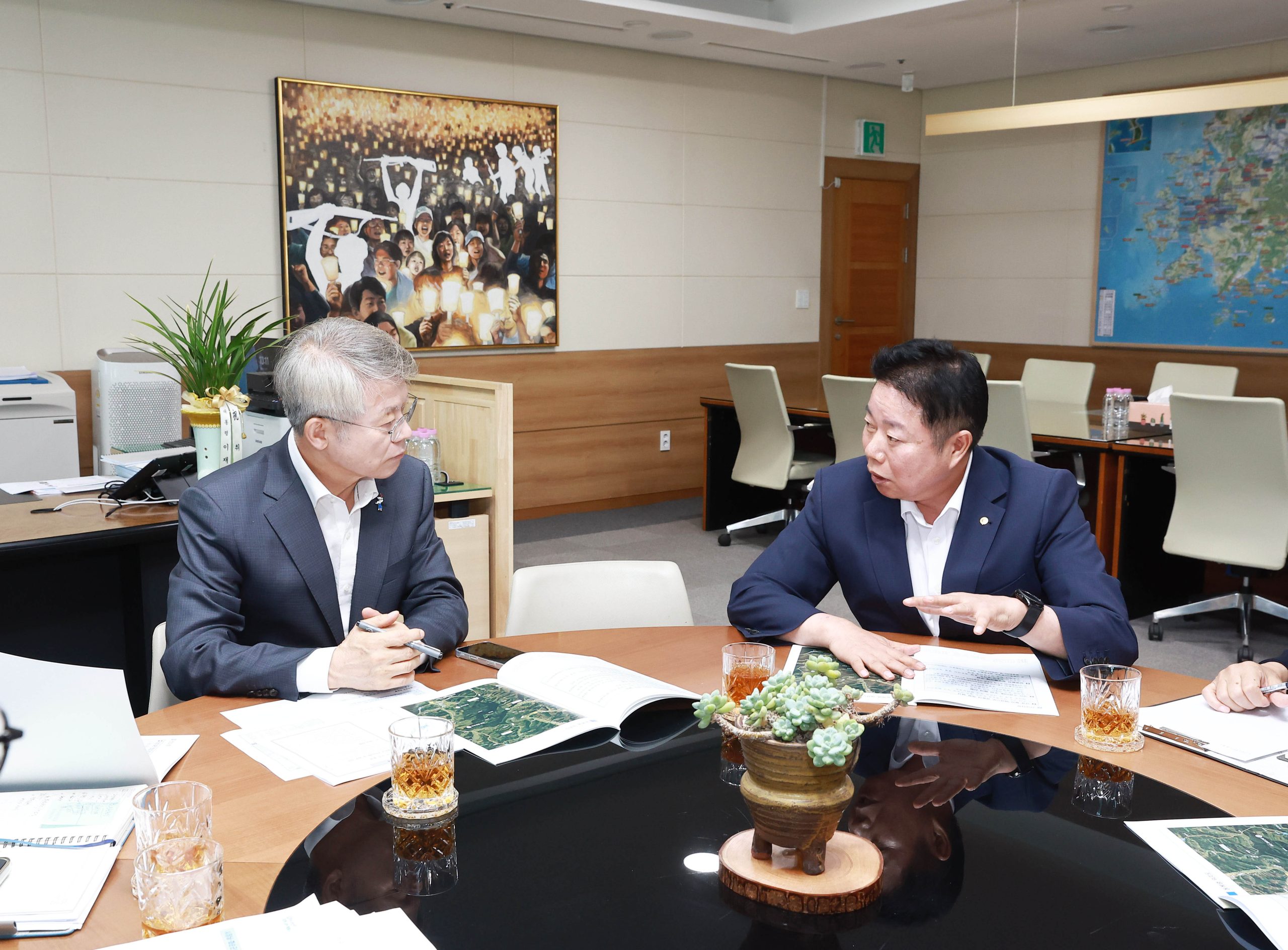 화순군수, 전남광주통합특별시장에 지역 현안 건의 3