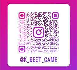 QR코드(2026 올해의 우수게임 인스타그램 페이지로 연결되는 qr코드) | @K_BEST_GAME