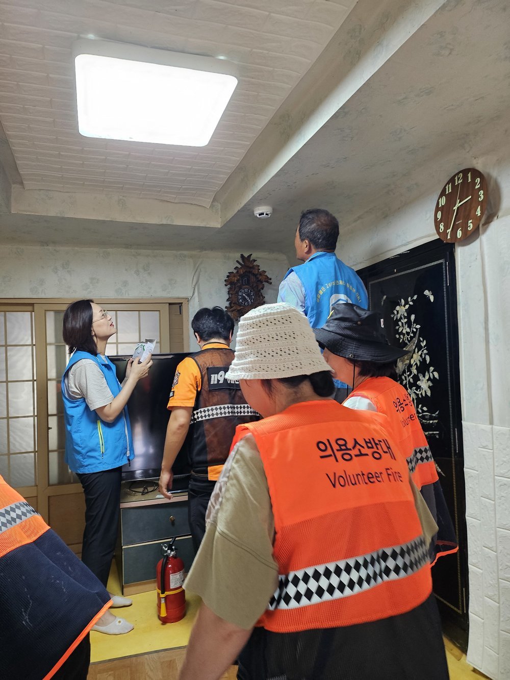 일로읍 우리동네복지기동대·119생활안전순찰대, 노후주택 화재예방 합동점검