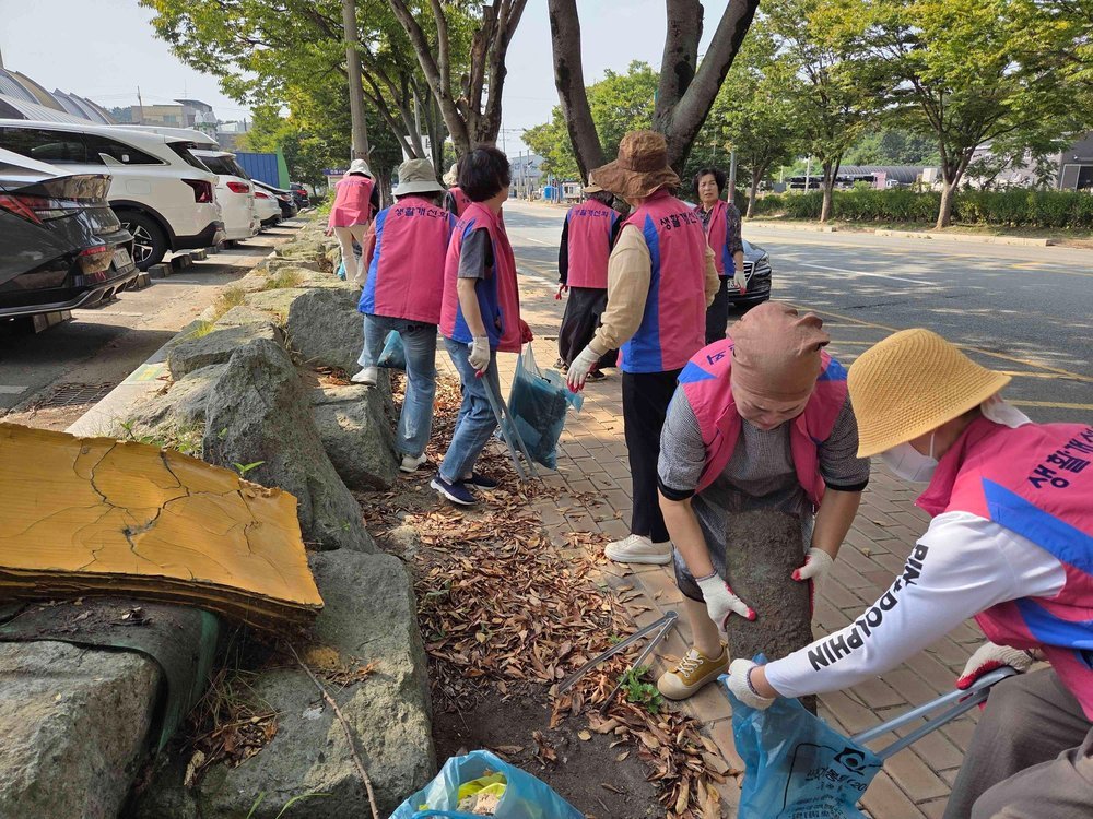한국생활개선무안군연합회, 추석맞이 환경정화로 탄소중립 실천