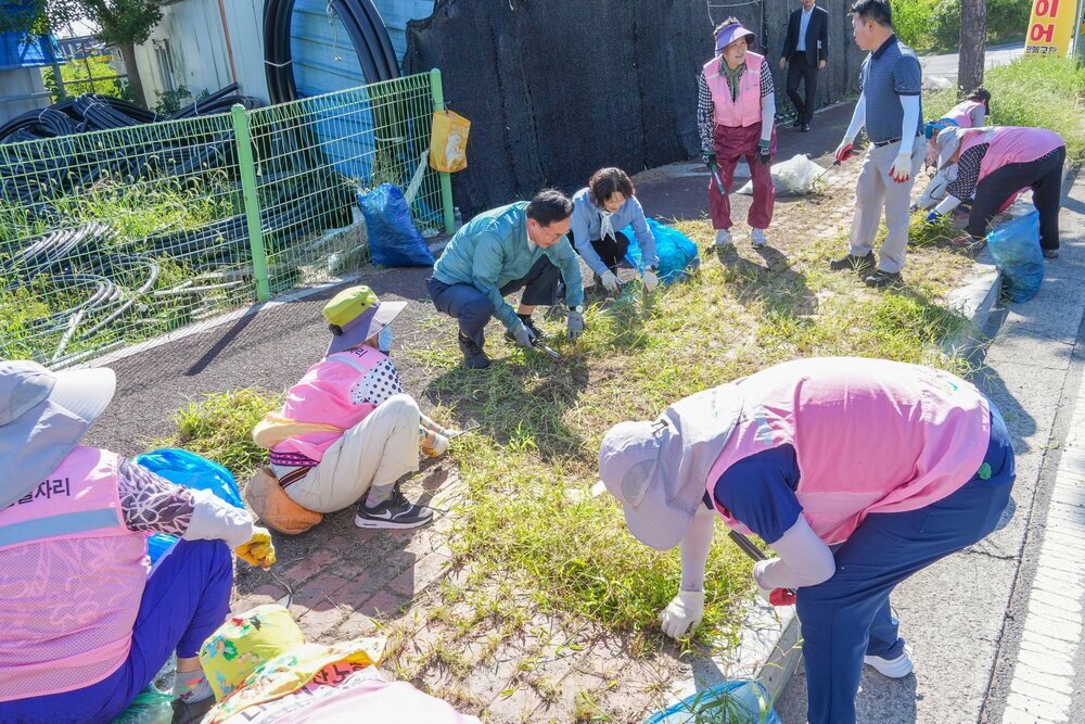 나주시, 추석맞이 마을안길·도로변 생활권 잡초 제거 첨부 이미지 2