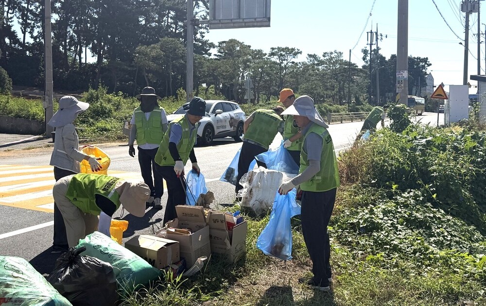 나주시 노안면, ‘추석맞이 깨끗한 고향 만들기’ 앞장 첨부 이미지 2