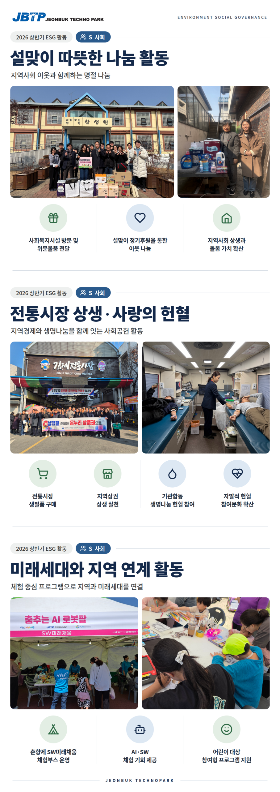 「2026년 상반기 전북TP ESG 경영활동」4