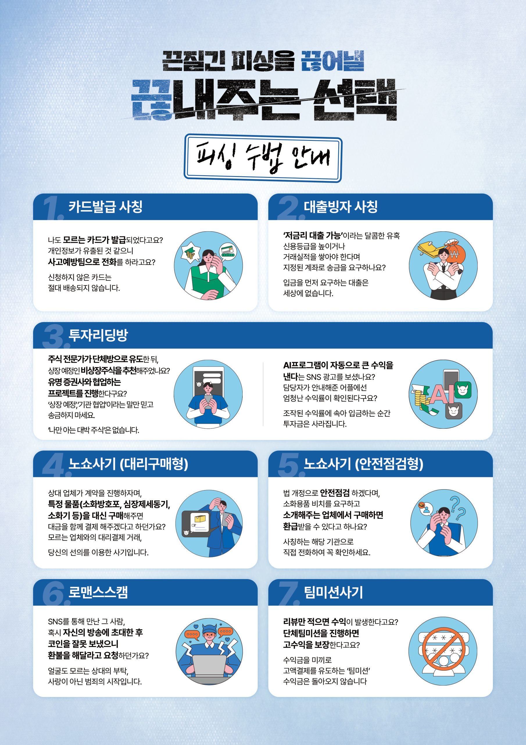 추석 명절대비 신종사기 범죄 수법 공유 및 예방 안내