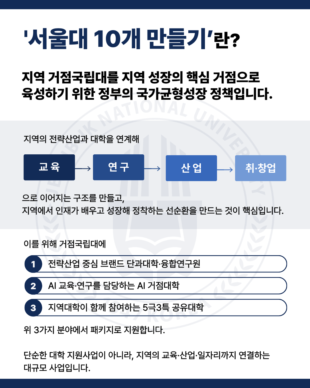 [전북대학교 서울대 10개 만들기 미선정에 대한 추가 선정 요구]