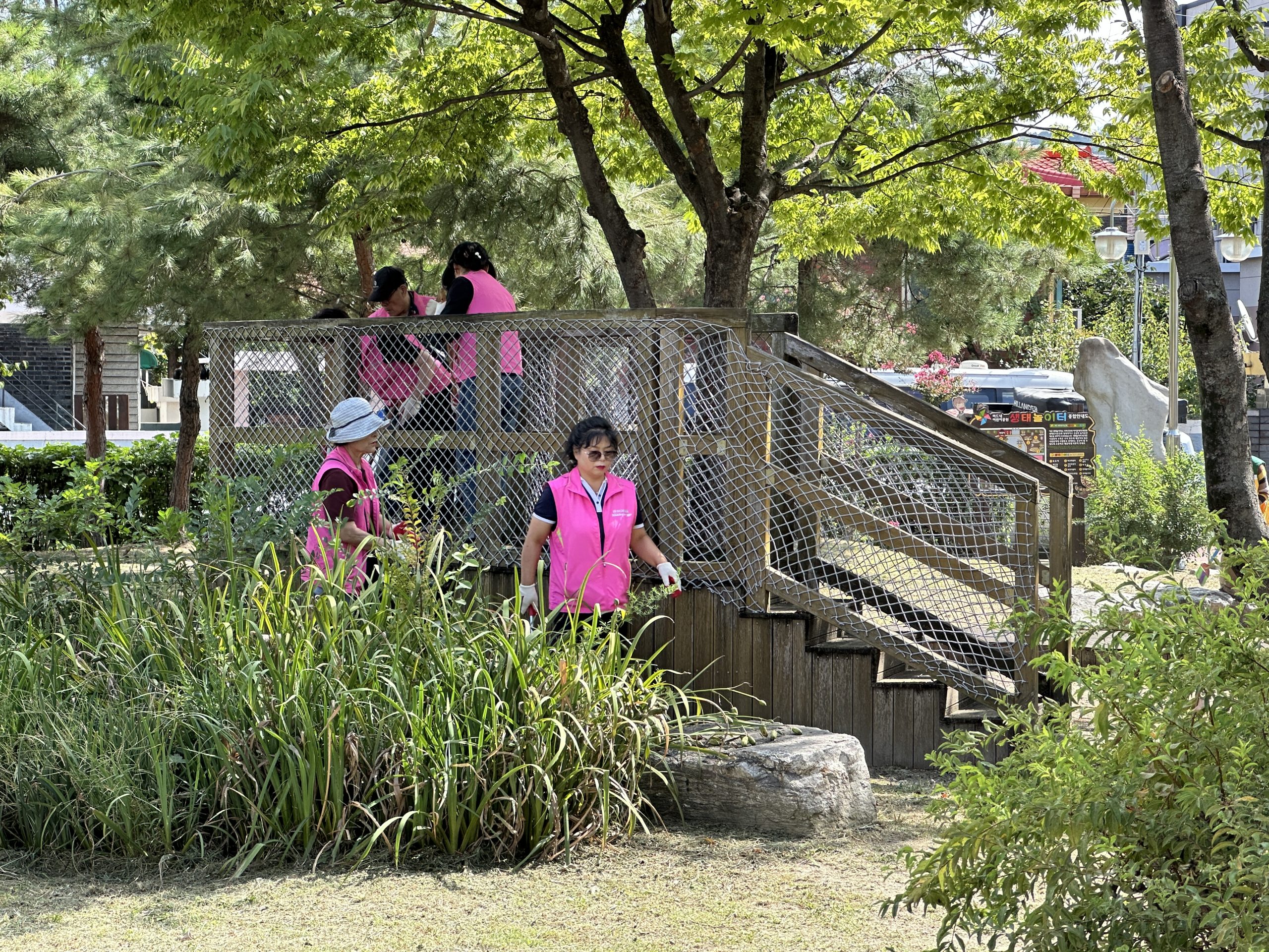 유천1동, 추석맞이 대청소 실시