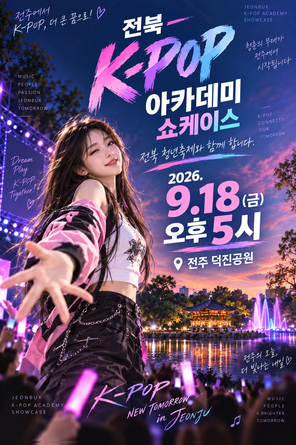 2026 전북 K-POP 아카데미 쇼케이스 - 2026. 9. 18(금) 오후 5시
