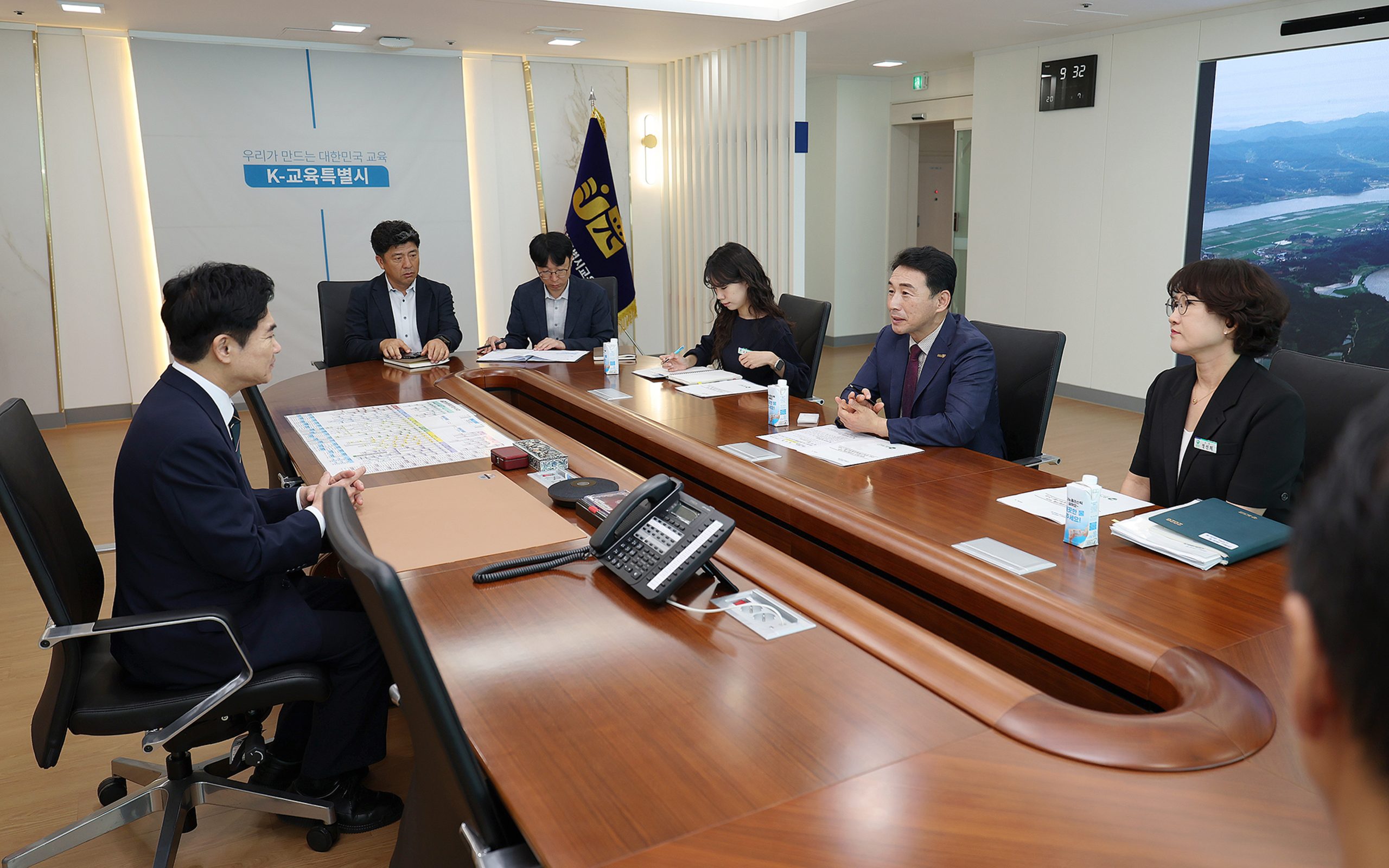 이남오 함평군수, 김대중 교육감 만나 함평 교육의 새 길 모색