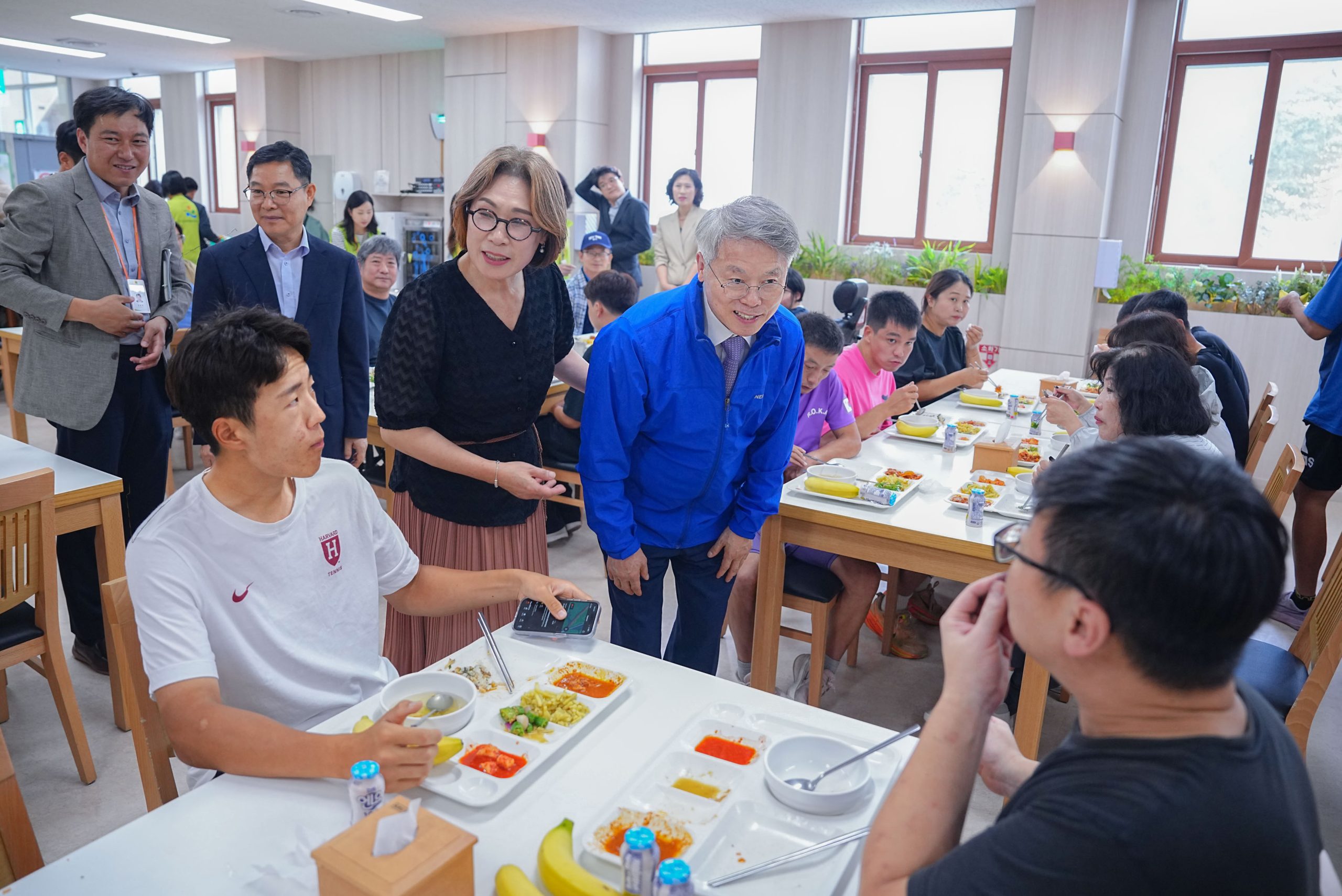 민형배 시장, 추석 앞두고 장애인복지관 찾아 온정 나눠
