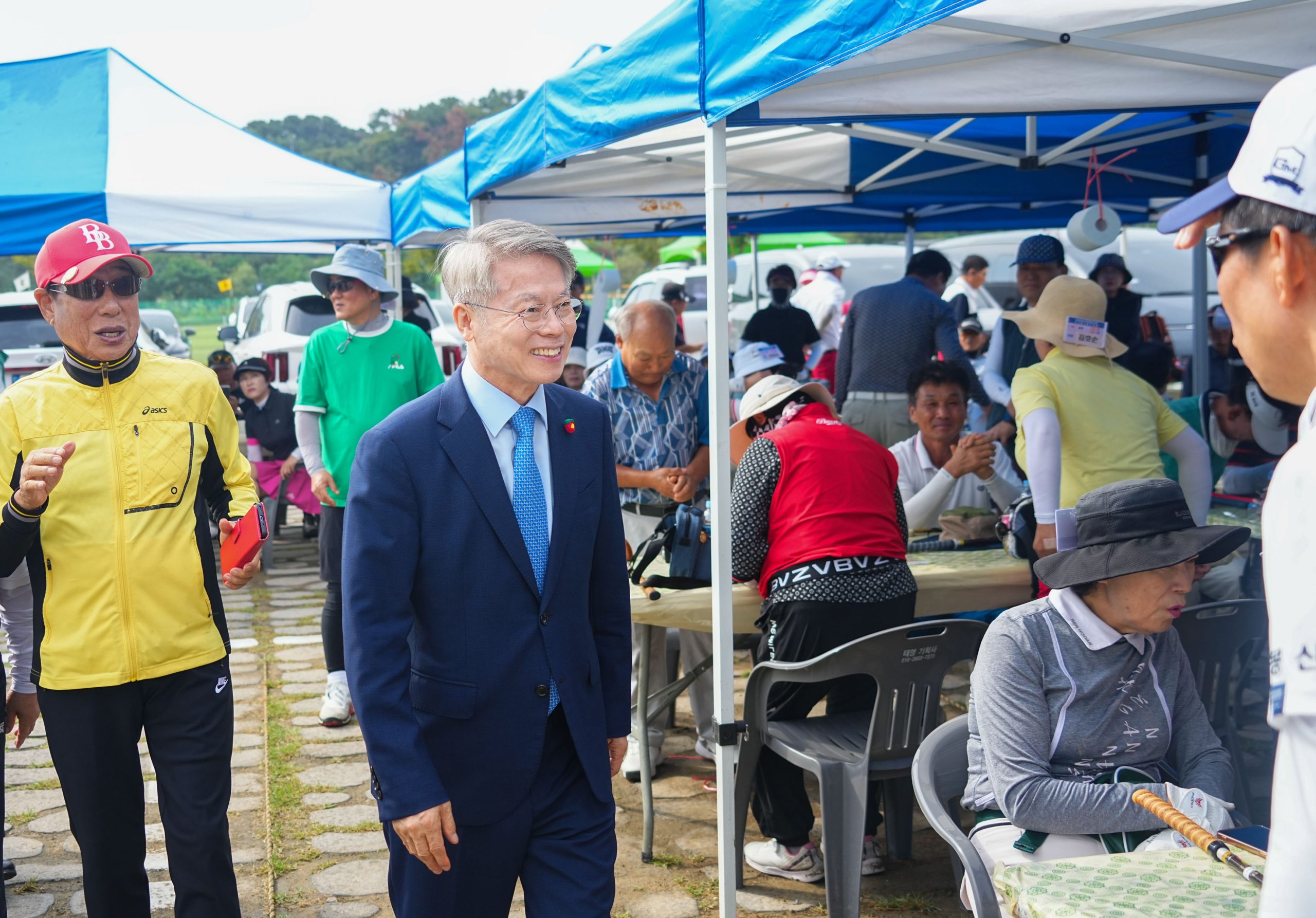 <사진뉴스> 민형배 전남광주통합특별시장, 시장배 전국파크골프대회 참석