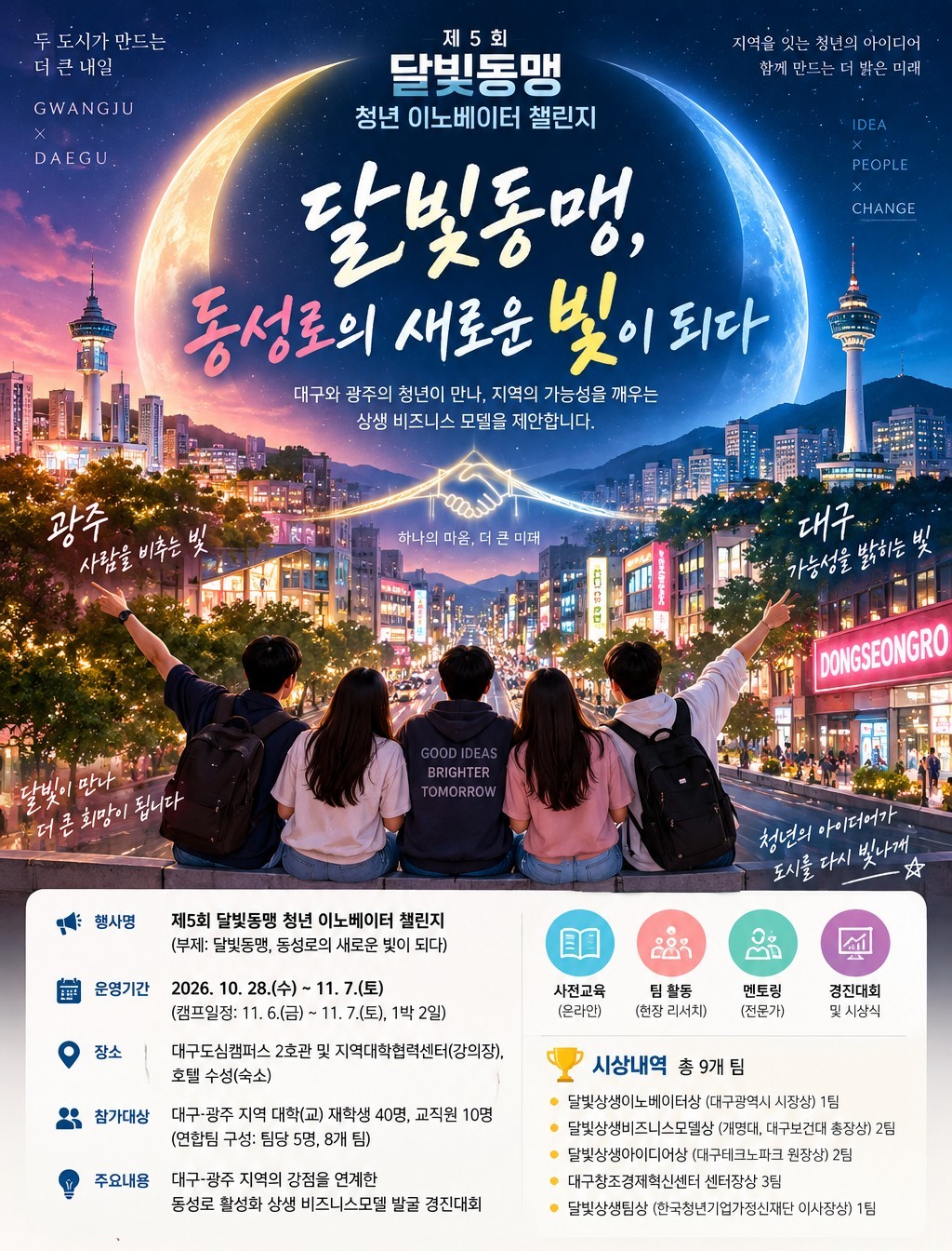 [앵커사업단] 제5회 달빛동맹 청년 이노베이터 챌린지 참가자 모집
