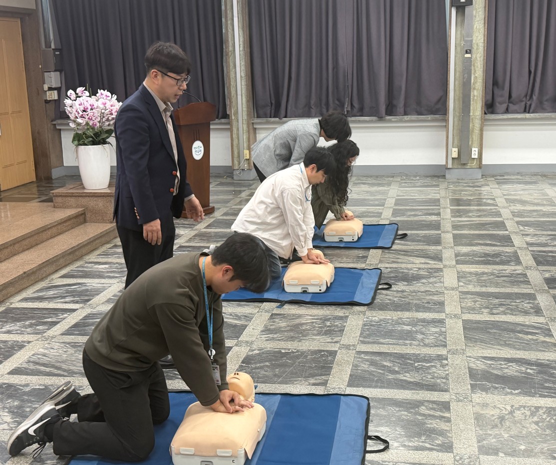 대전 중구, 완강기 체험 및 찾아가는 구민 안전교육 실시